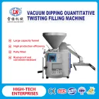 Máquina de anudado y llenado cuantitativo de corte al vacío completamente automática para salchichas y salchichas de jamón - Embutidora de salchichas - foodmachtech